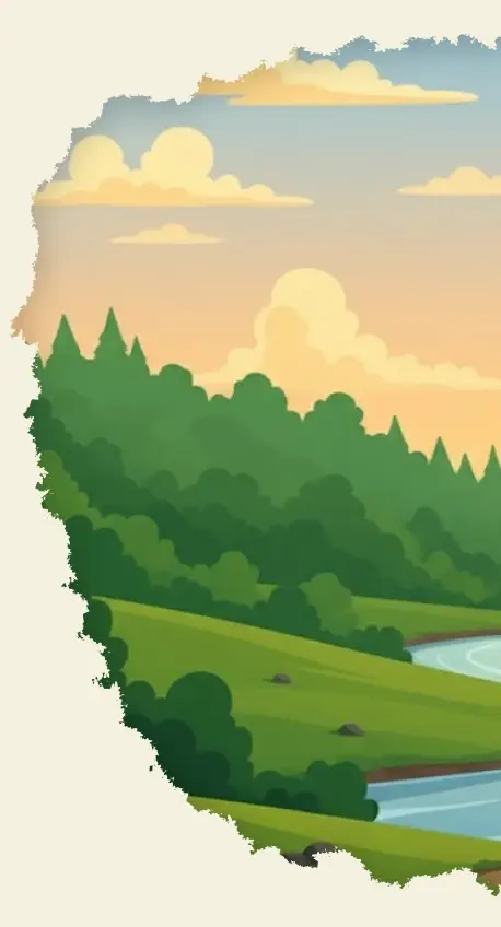 Krajobraz z łąką na stronie żłobka w krakowie